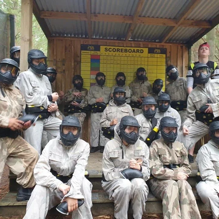 CODA youth group geared up for paintball